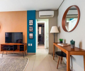 Estanconfor Vista Mar comGaragem Arrumação Diária, Ar Cond. e Cozinha